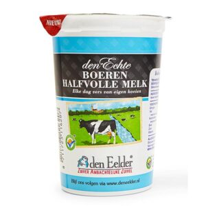 Den Eelder melk halfvol beker 10x250 ml.
