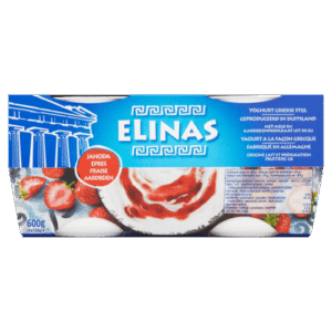Griekse yoghurt aardbei 4x150 gr.