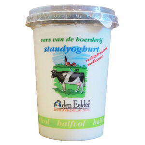 Den Eelder standyoghurt halfvol 0,5 ltr.