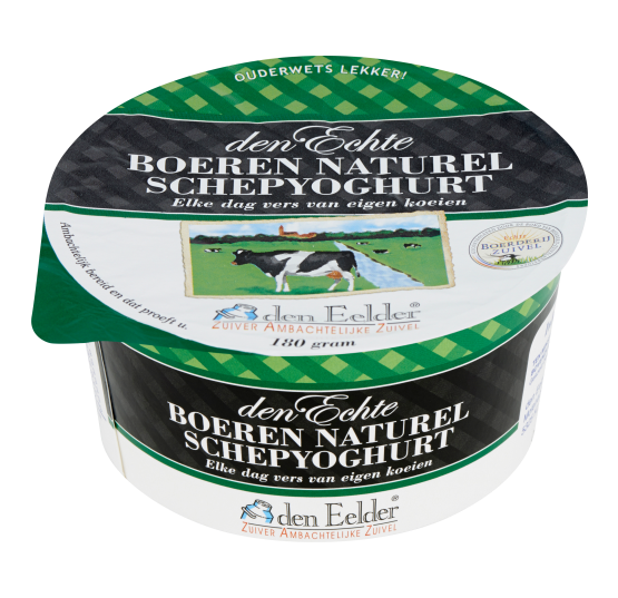 Den Eelder schepyoghurt naturel 150 gr.