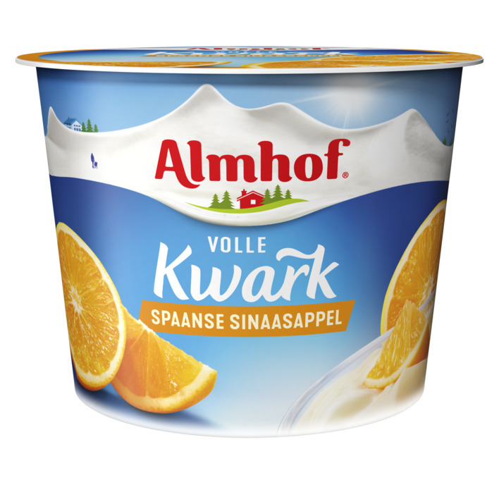 Almhof kwark spaanse sinaasappel 500 gr.