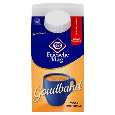 Koffiemelk goudband F/V pak 455 ml.