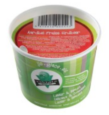 Aardbei ijsbeker suikervrij 16x100ml.