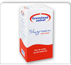 Slagroom Grensland zoet rood bib 5 ltr.