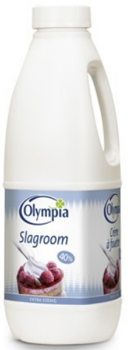 Slagroom Olympia 35% ongezoet 1,5 ltr.