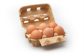 Scharreleieren M verpakt (6-ers) p/st.