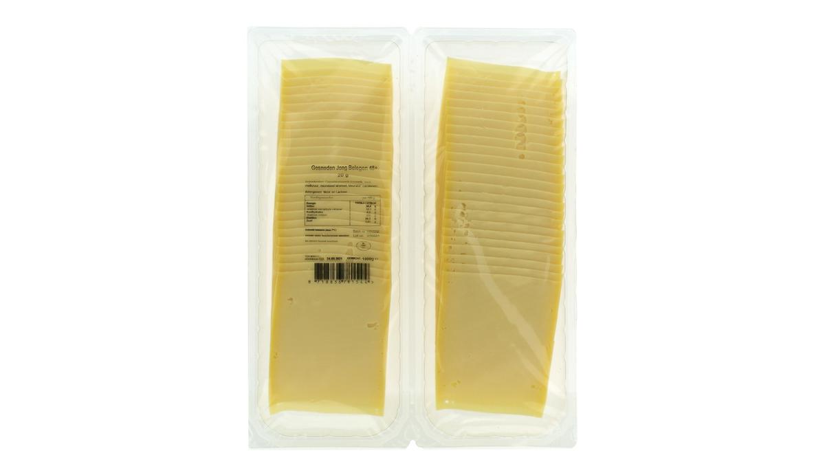 Gesn. natuurkaas jongbelegen 20 gr. 1 kg