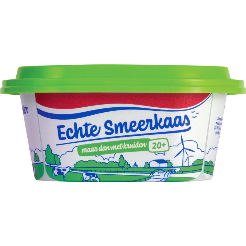 Smeerkaas Kaptein 20+ kruiden 100 gr.