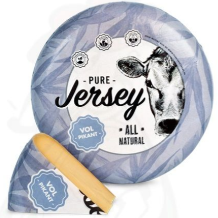 Pure Jerseykaas vol pikant p/kg.