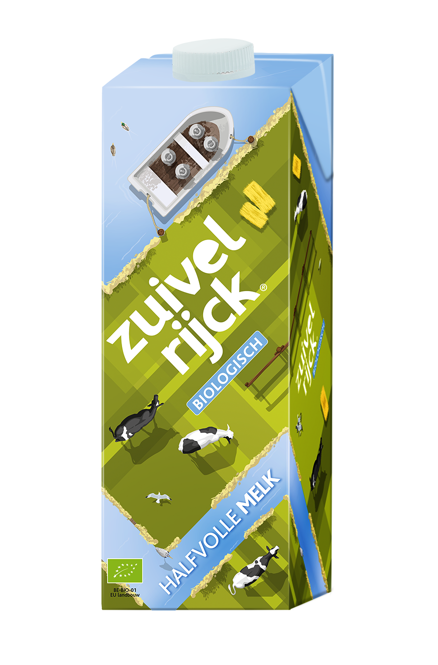 Zuivelrijck BIO halfvolle melk 1 ltr.