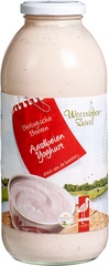 W.R. EKO yoghurt aardbei pot 1 ltr.