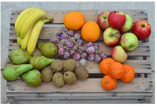 Fruittas klein (2,5 kilo) p/tas.