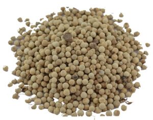 Peperkorrels wit heel zak 1 kg.