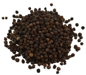 Peperkorrels zwart heel zak 1 kg.