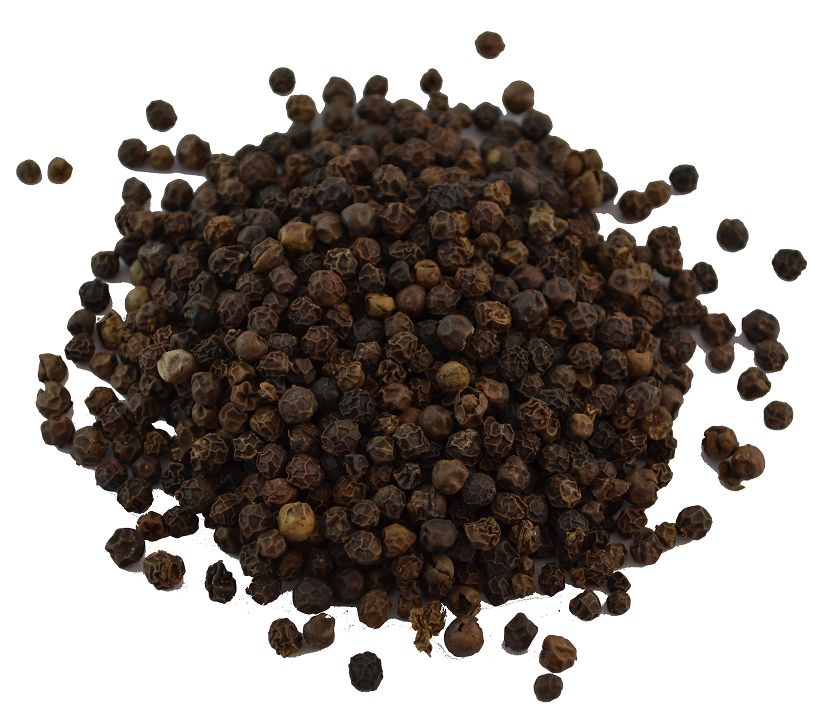 Peperkorrels zwart heel zak 1 kg.
