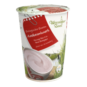 W.R. EKO kwark aardbei 500 gr.