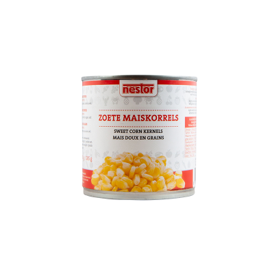 Maiskorrels Adria blik 425 ml.