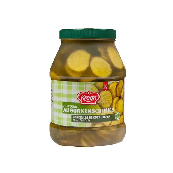 Augurkenschijfjes Kroon 2400 ml.
