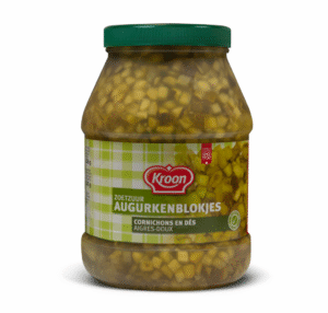 Augurken blokjes Kroon 2400ml.