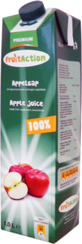 Appelsap Akom 100% pak 6x1 ltr