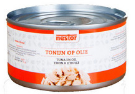 Tonijn chunks op olie 185 gr.