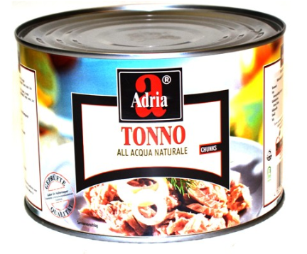 Tonijn chunks in water blik 1705 gr.