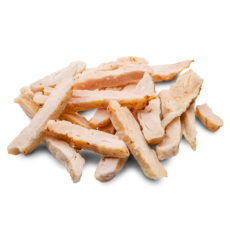 Kipfiletreepjes gegaard 2x2,5kg. (30100)