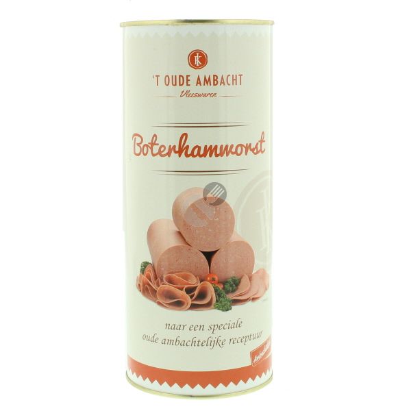 Boterhamworst blik 1800 gr.