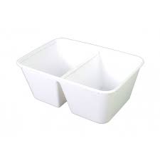 Magnetronbak+deksel 2-vaks 500st.