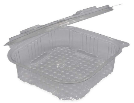 Saladebakje+vast deksel 500cc 100st.