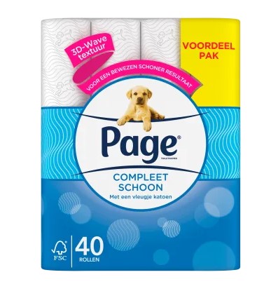 Toiletpapier Page pak 40 rol