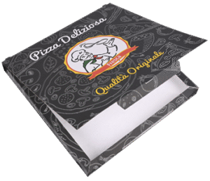 Pizzadozen 32x32x3cm C. k/k 150 st.