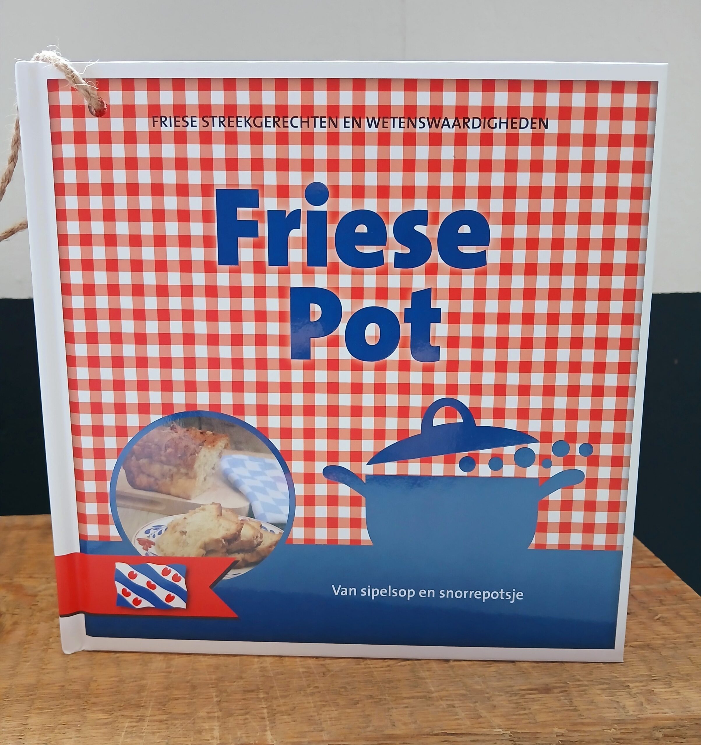Boekje Friese pot (met touw)
