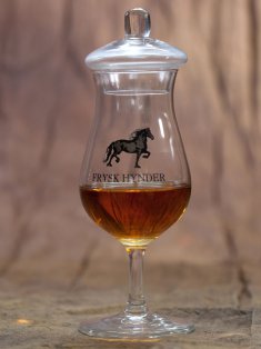 Frysk Hynder Whiskyglas en deksel