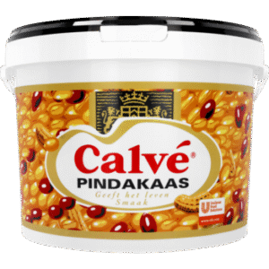 Calve pindakaas emmer 10 kg.