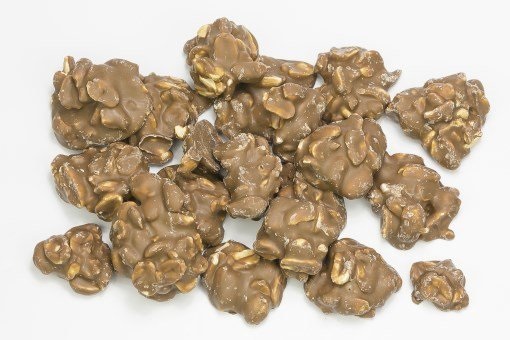 Chocolade pindarotsjes melk 1 kg.