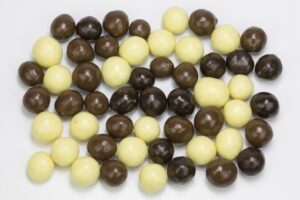 Chocolade hazelnootballen 200 gr.