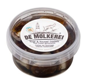 Dadels met geitenroomkaas 150 gr.