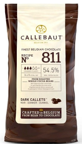 Chocoladedruppels Callebaut puur 10 kg.