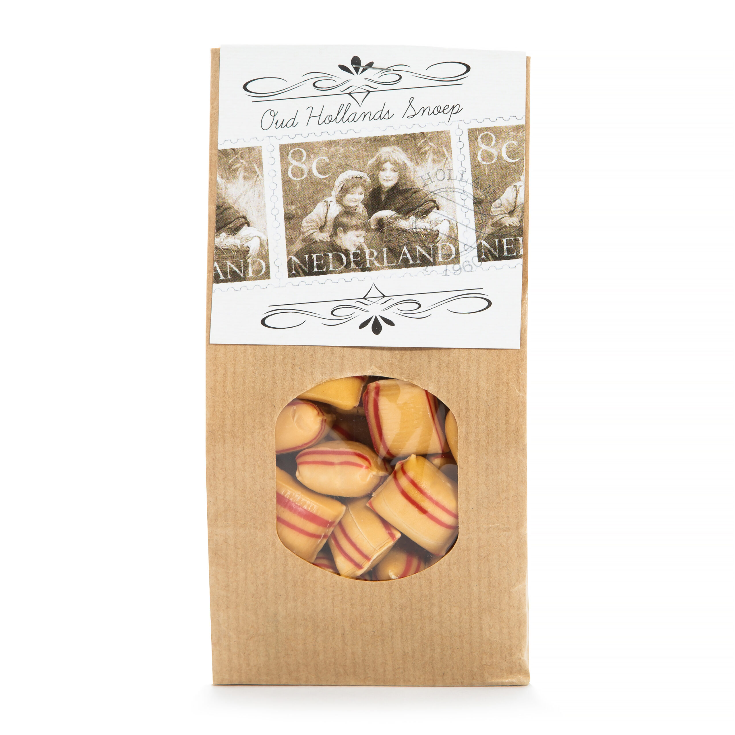 Oud Hollands snoep kaneelkussens 125 gr.