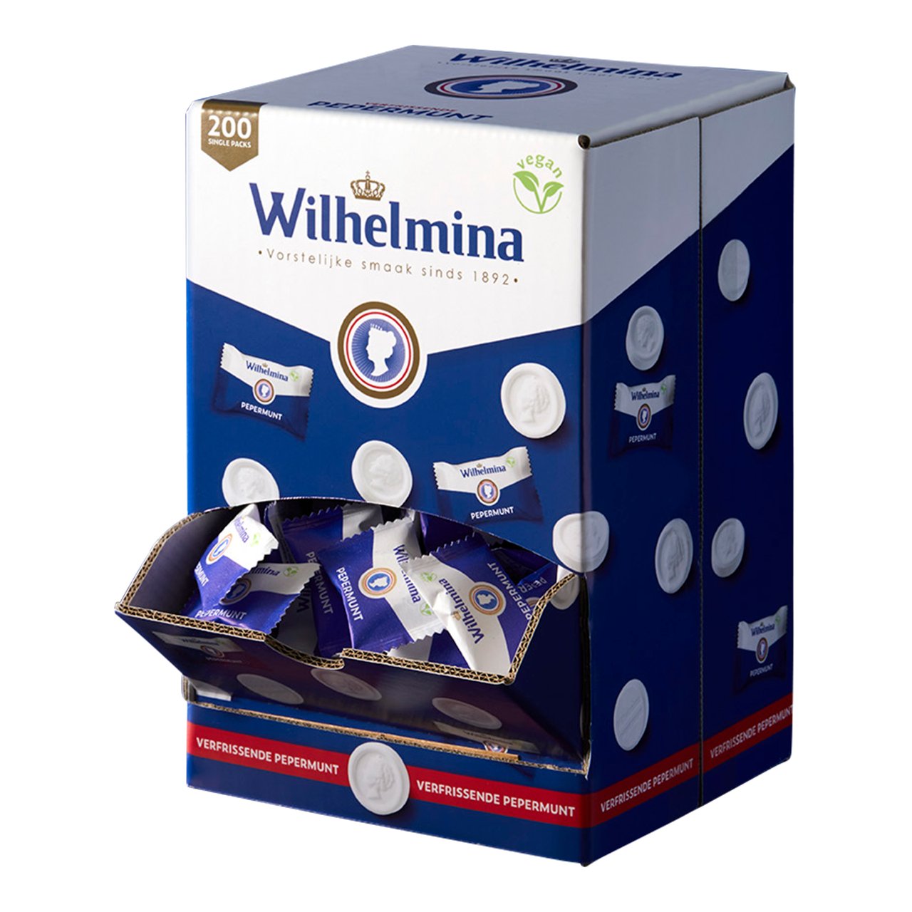 Pepermunt Wilhelmina los verpakt 200st.