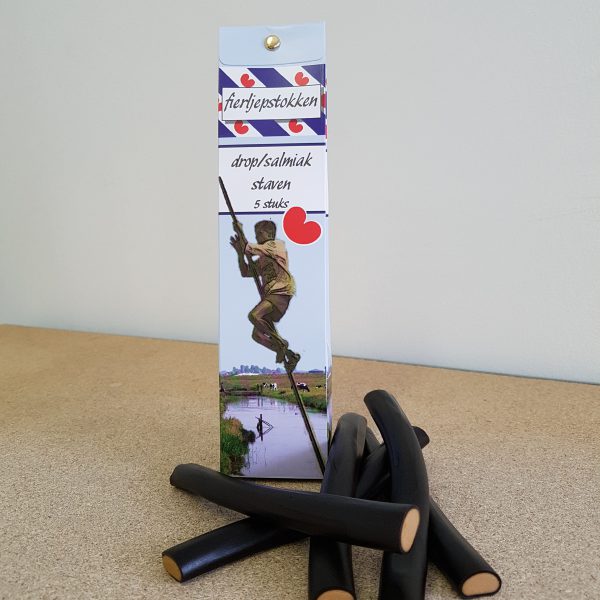 Fryske Fierljepstokjes (5st. dropstaaf)