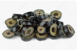 Olijven zwart gesneden blik 4200 gr.