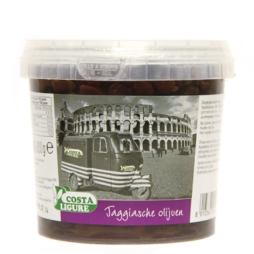 Olijven Taggia z.pit e.v. olie 800 gr.