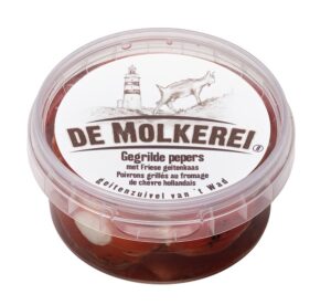 Pepers gegrild met geitenroomkaas 150 gr