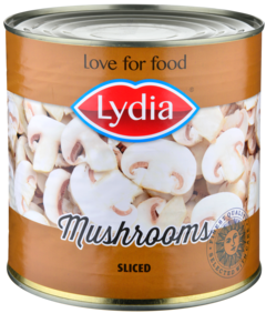 Champignons Lydia gesneden 2650 ml.