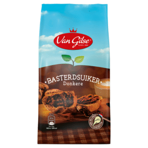 Basterdsuiker Van Gilse donker 600 gr.