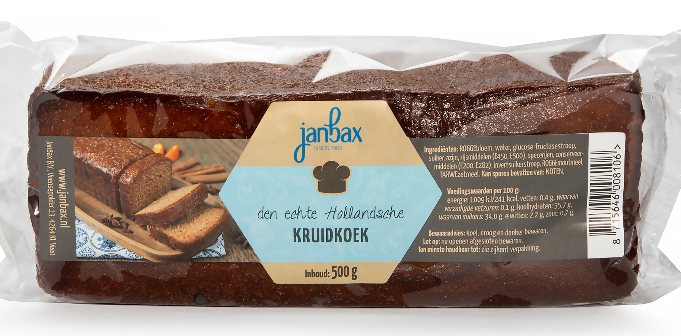 Hollandse Kruidkoek 12x500gr.