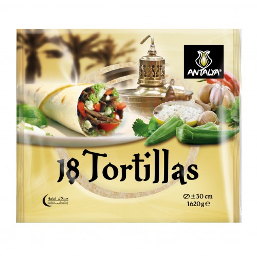 Wraps Tortilla Dürüm Halal doos 6x18 st.