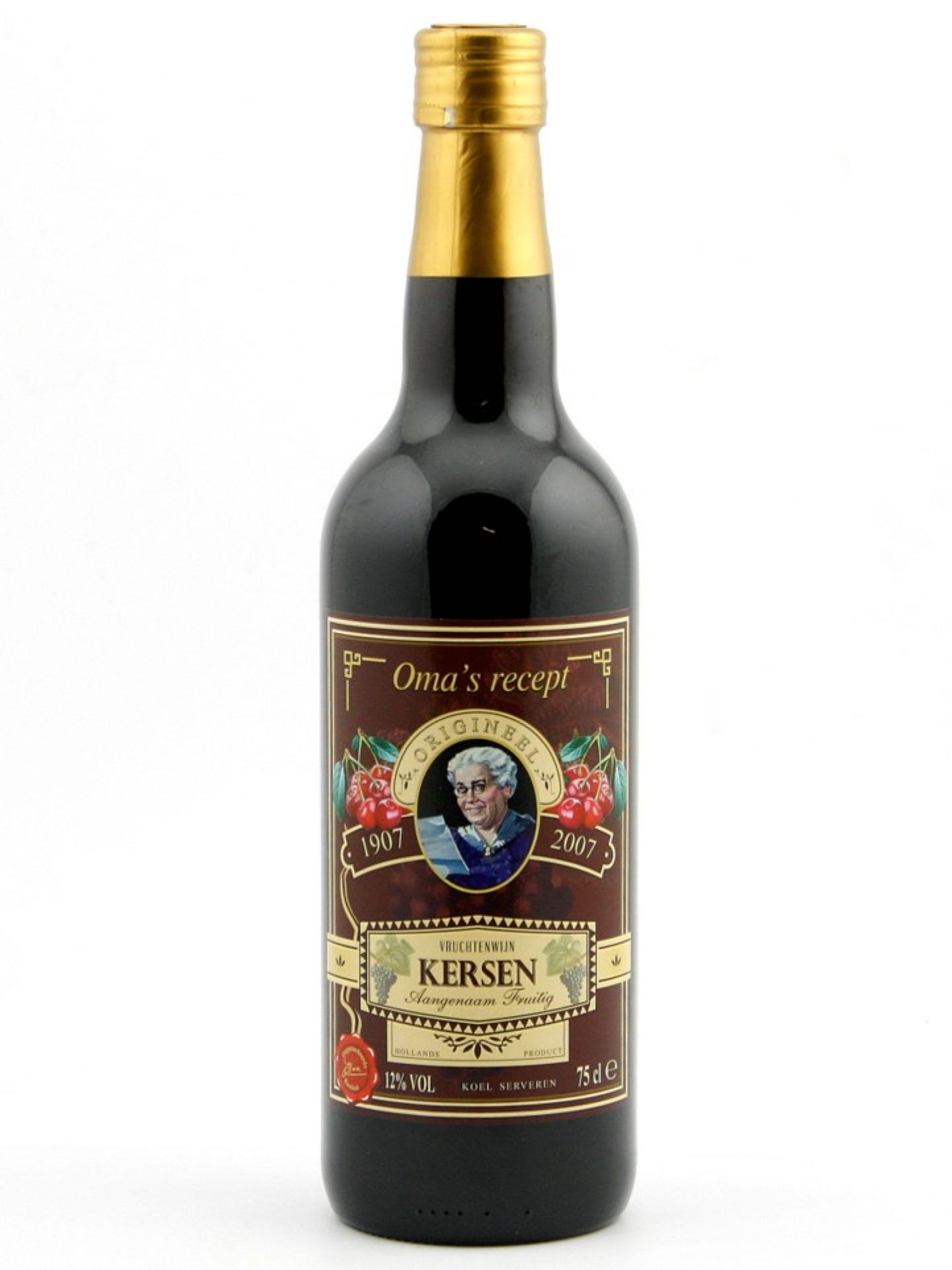 Oma's Recept Vruchtenwijn Kersen 0,75 l